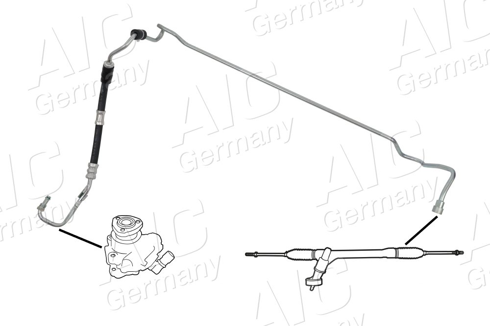 Hydraulic Hose, steering Original AIC Quality 54946