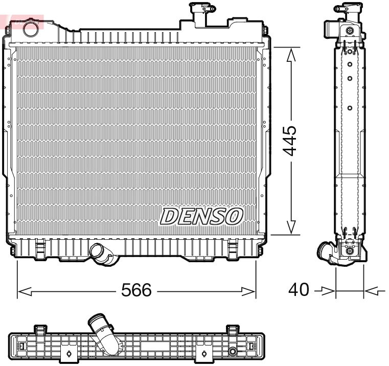 Radiator, engine cooling DRM23119