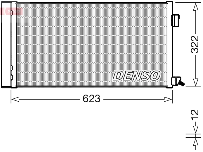 Condenser, air conditioning DCN11010
