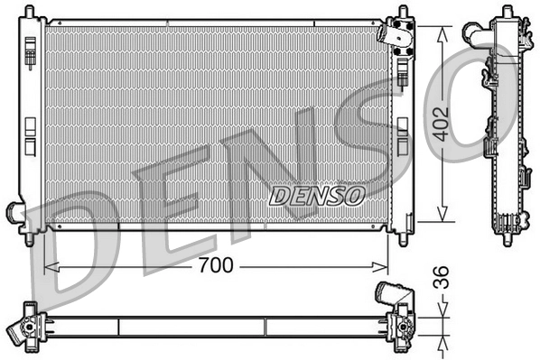 Radiator, engine cooling DRM45029