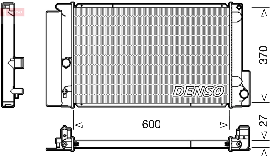 Radiator, engine cooling DRM50087