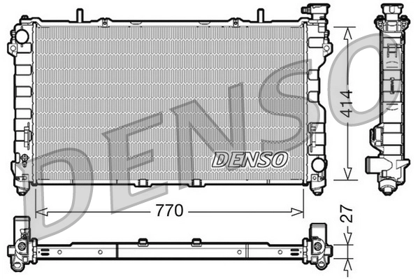 Radiator, engine cooling DRM06011