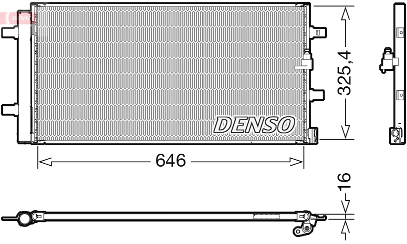 Condenser, air conditioning DCN02041