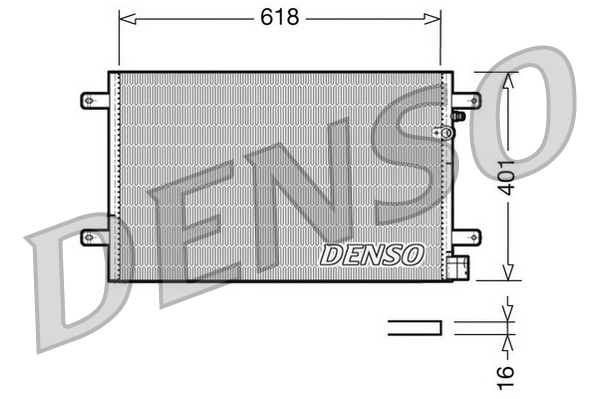 Condenser, air conditioning DCN02006