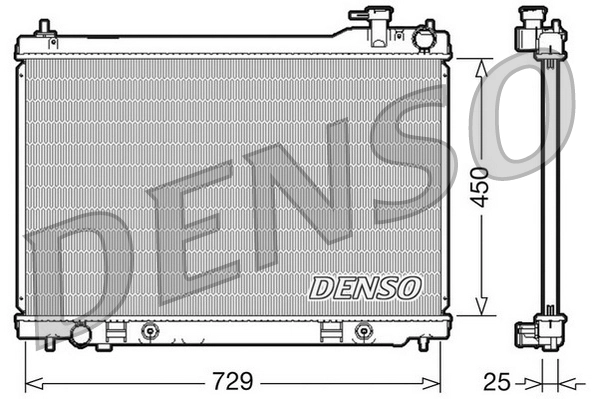 Radiator, engine cooling DRM46100