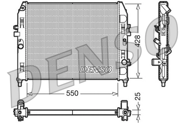 Radiator, engine cooling DRM44008