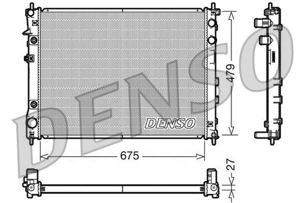Radiator, engine cooling DRM36012