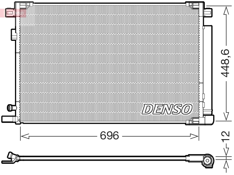 Condenser, air conditioning DCN50128
