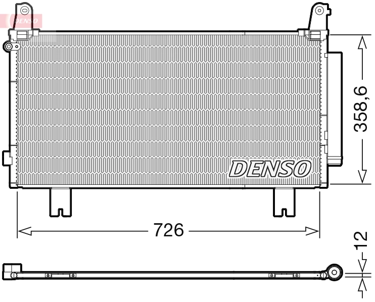 Condenser, air conditioning DCN40032