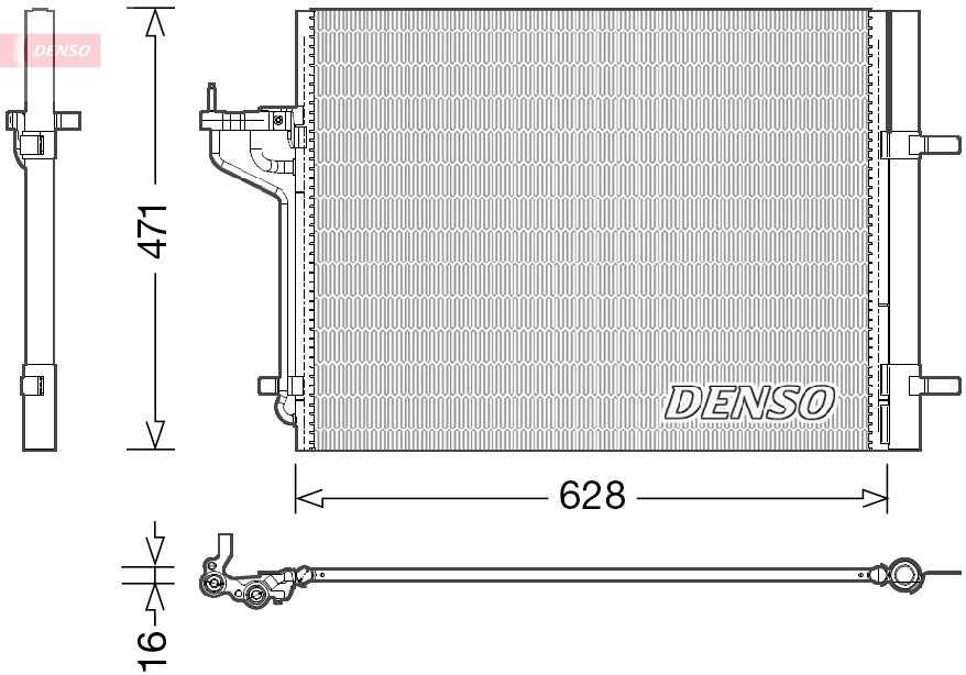Condenser, air conditioning DCN10029