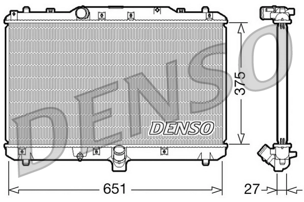 Radiator, engine cooling DRM47022