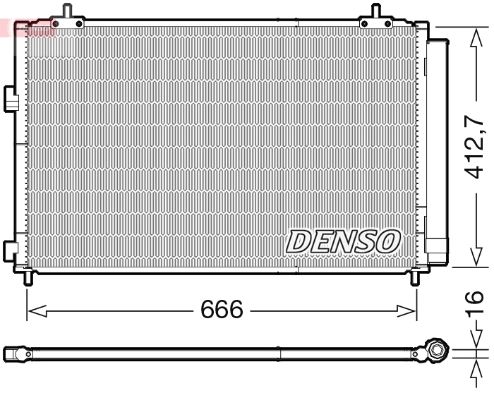 Condenser, air conditioning DCN50059
