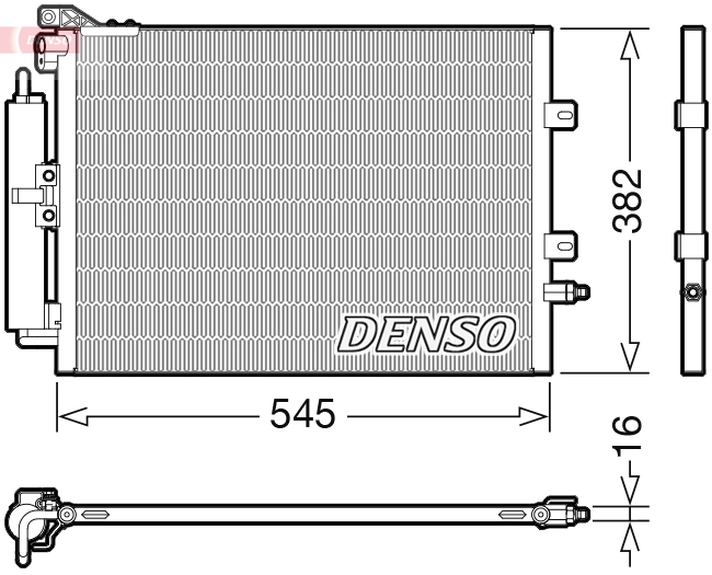 Condenser, air conditioning DCN23040