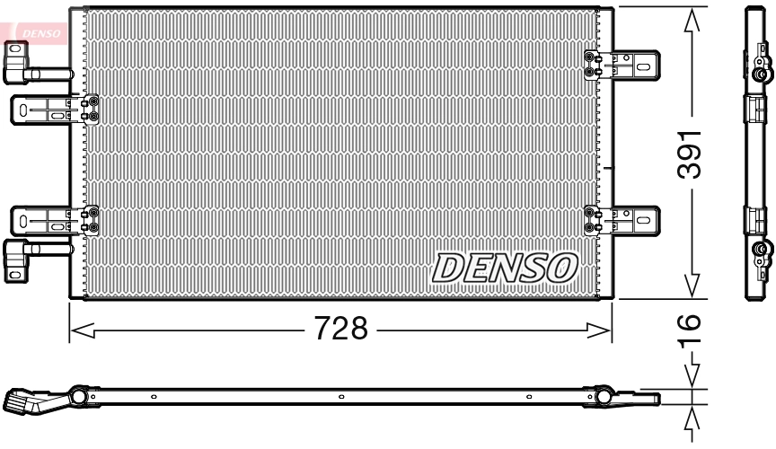 Condenser, air conditioning DCN20019
