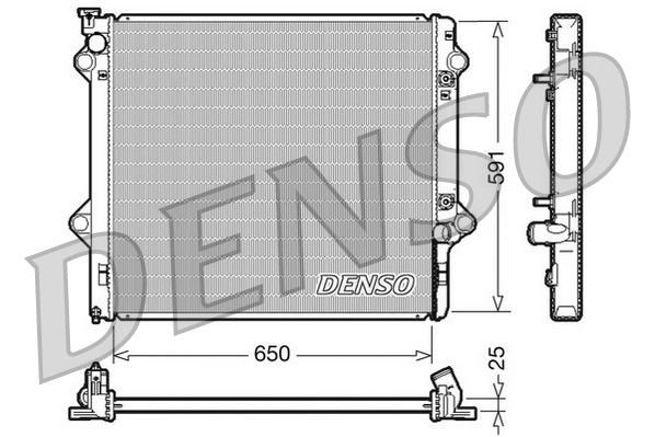 Radiator, engine cooling DRM50046