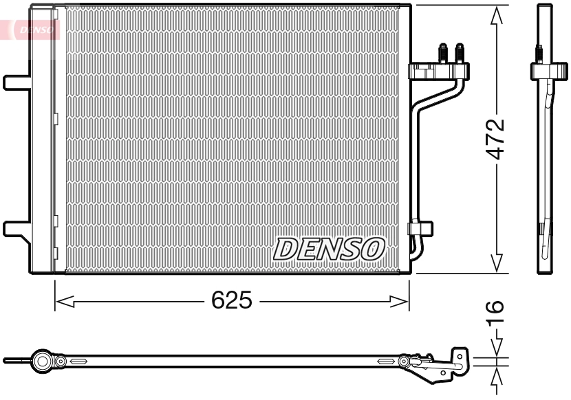 Condenser, air conditioning DCN10047