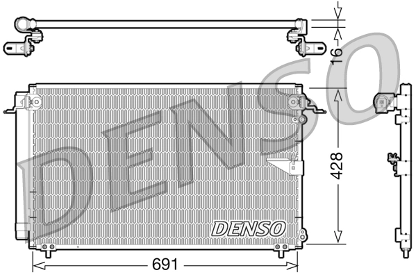 Condenser, air conditioning DCN51008