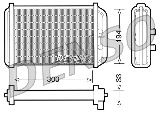 Heat Exchanger, interior heating DRR09033