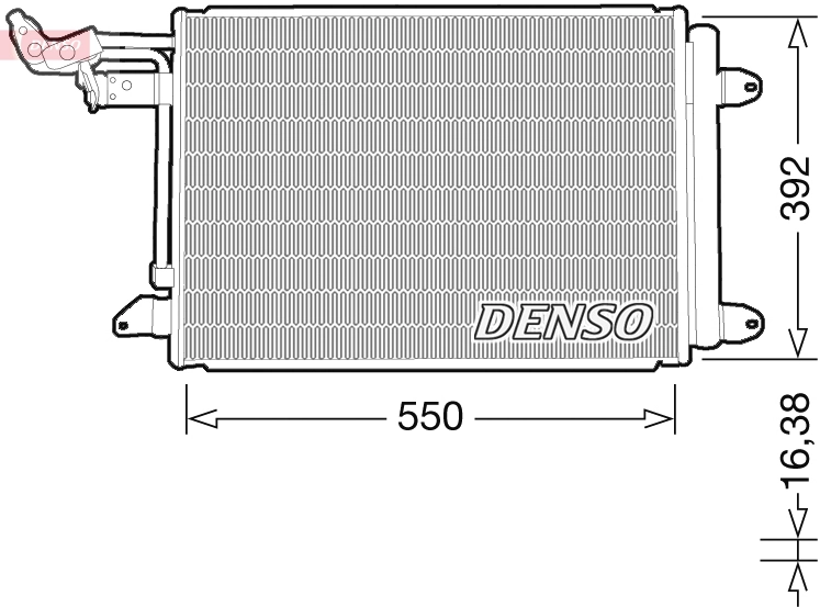 Condenser, air conditioning DCN32032