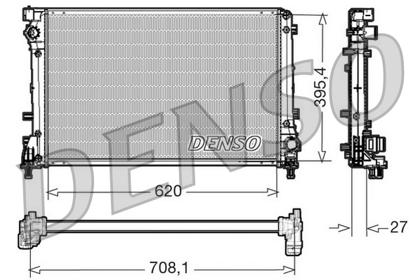 Radiator, engine cooling DRM09163