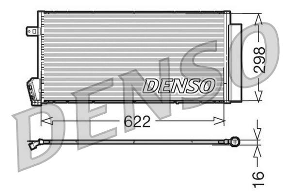 Condenser, air conditioning DCN09018
