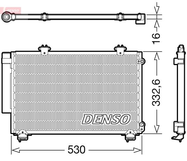 Condenser, air conditioning DCN50060