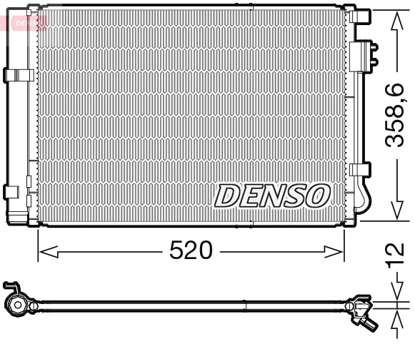 Condenser, air conditioning DCN41011
