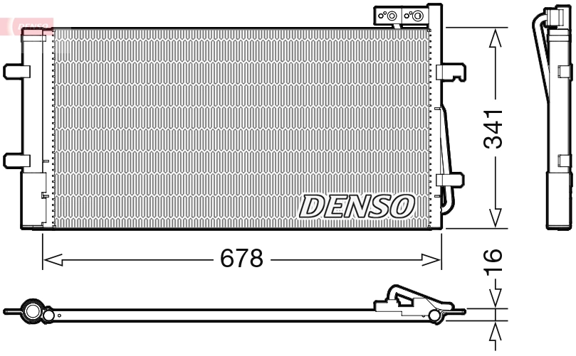 Condenser, air conditioning DCN02035