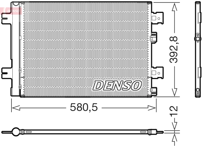 Condenser, air conditioning DCN37005