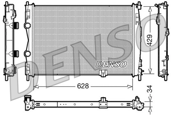 Radiator, engine cooling DRM46017
