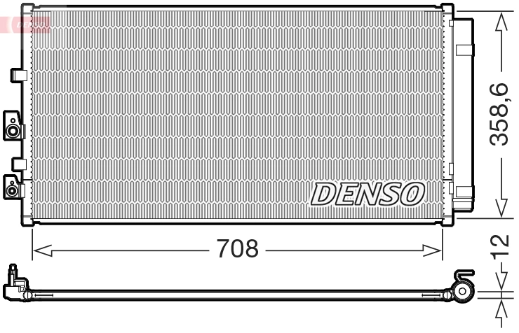 Condenser, air conditioning DCN10062