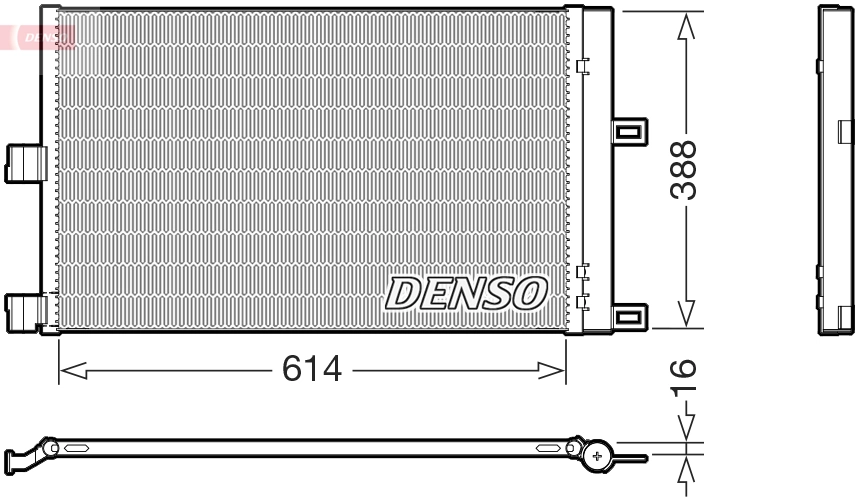 Condenser, air conditioning DCN99080