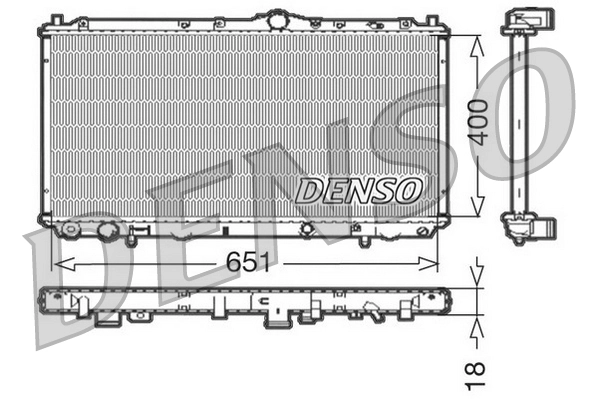 Radiator, engine cooling DRM33061