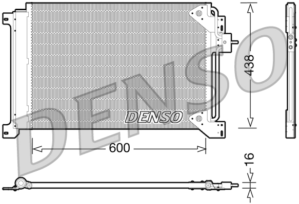 Condenser, air conditioning DCN12004