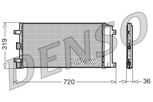 Condenser, air conditioning DCN09042