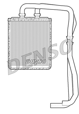 Heat Exchanger, interior heating DRR12011