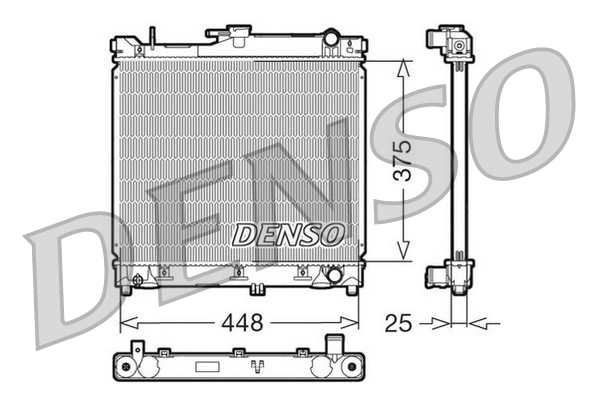 Radiator, engine cooling DRM47014