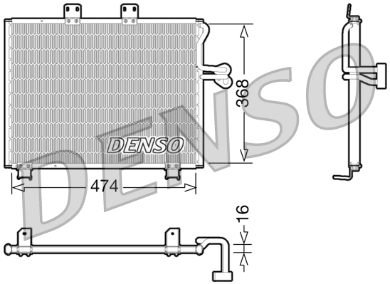 Condenser, air conditioning DCN06013