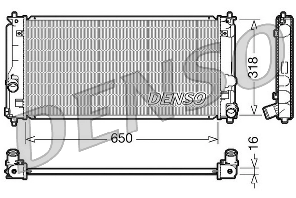 Radiator, engine cooling DRM50044