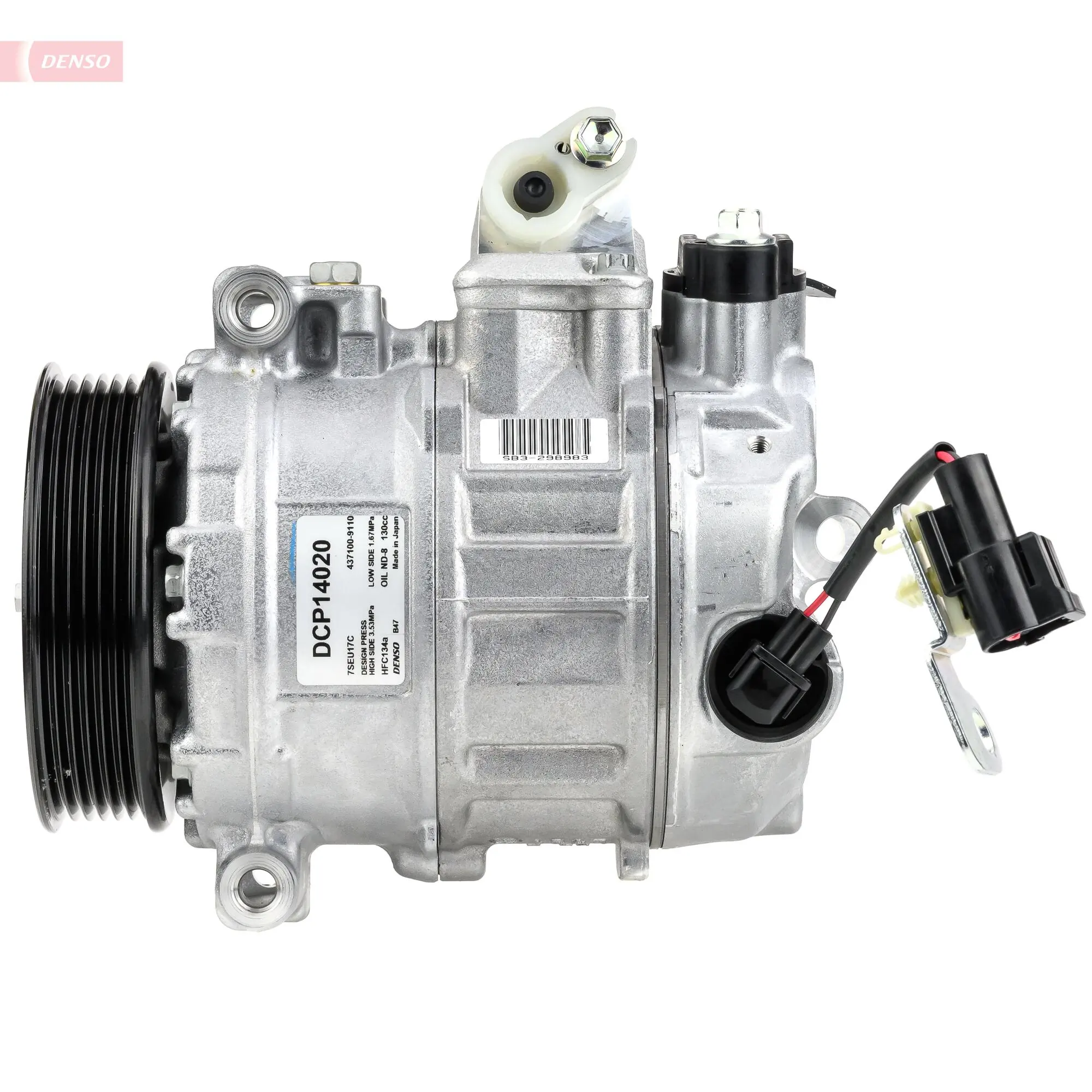 DENSO DCP14020 Compressor, air conditioning