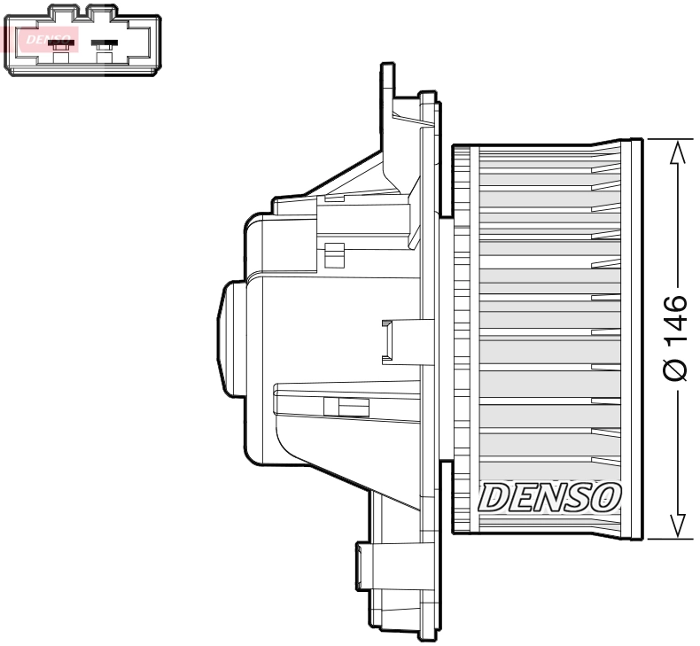 Interior Blower DEA21014