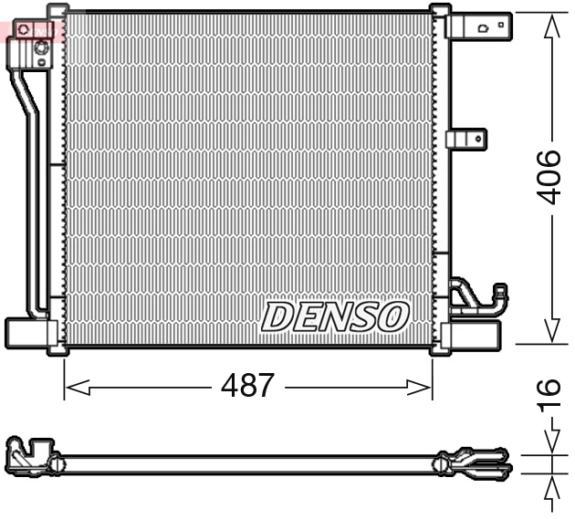 Condenser, air conditioning DCN46018