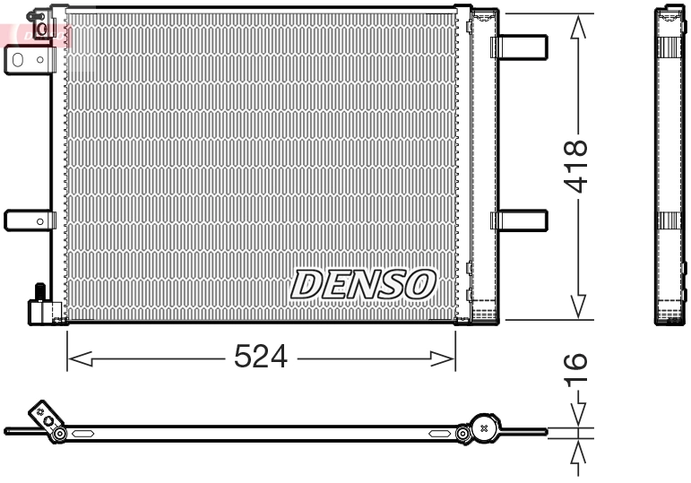 Condenser, air conditioning DCN07062