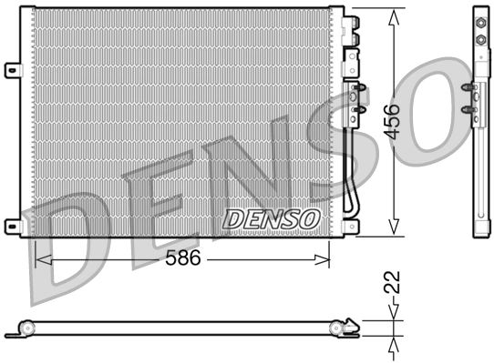 Condenser, air conditioning DCN06009