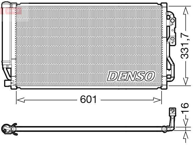 Condenser, air conditioning DCN05035