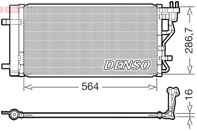 Condenser, air conditioning DCN41027