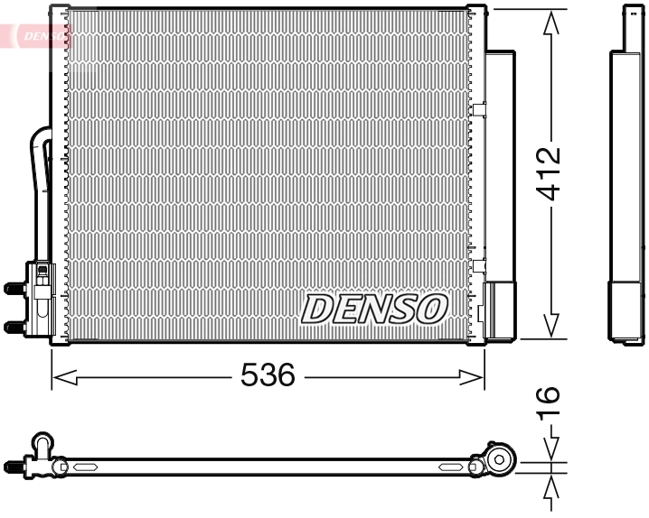 Condenser, air conditioning DCN20043