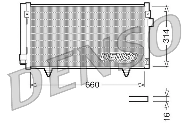 Condenser, air conditioning DCN36003
