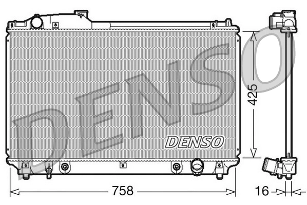 Radiator, engine cooling DRM51003