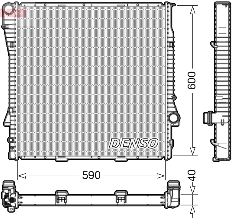 Radiator, engine cooling DRM05112